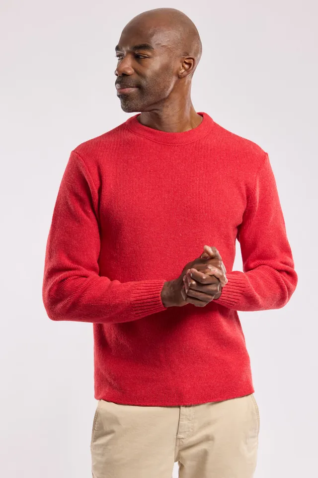 armor-lux-pull-marin-uni-homme-laine-manches-longues image 1