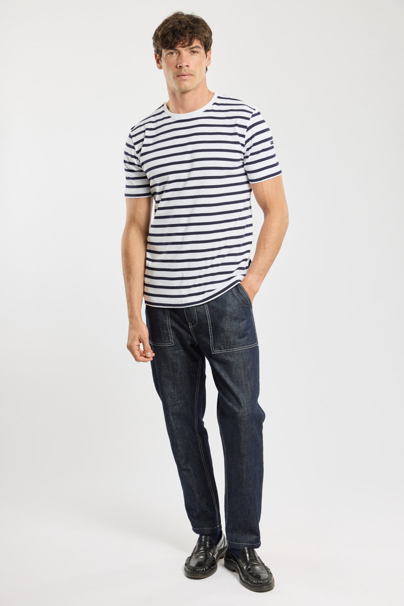 armor-lux-marini-re-morgat-homme-coton-manches-courtes image 3