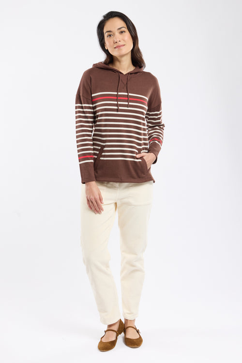 armor-lux-sweat-capuche-ray-coton-rustique image 5