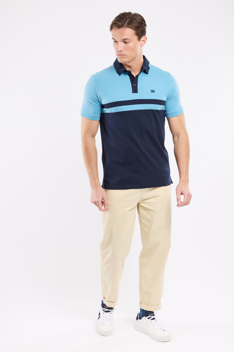 armor-lux-polo-bicolore-deauville-coton-homme image 3