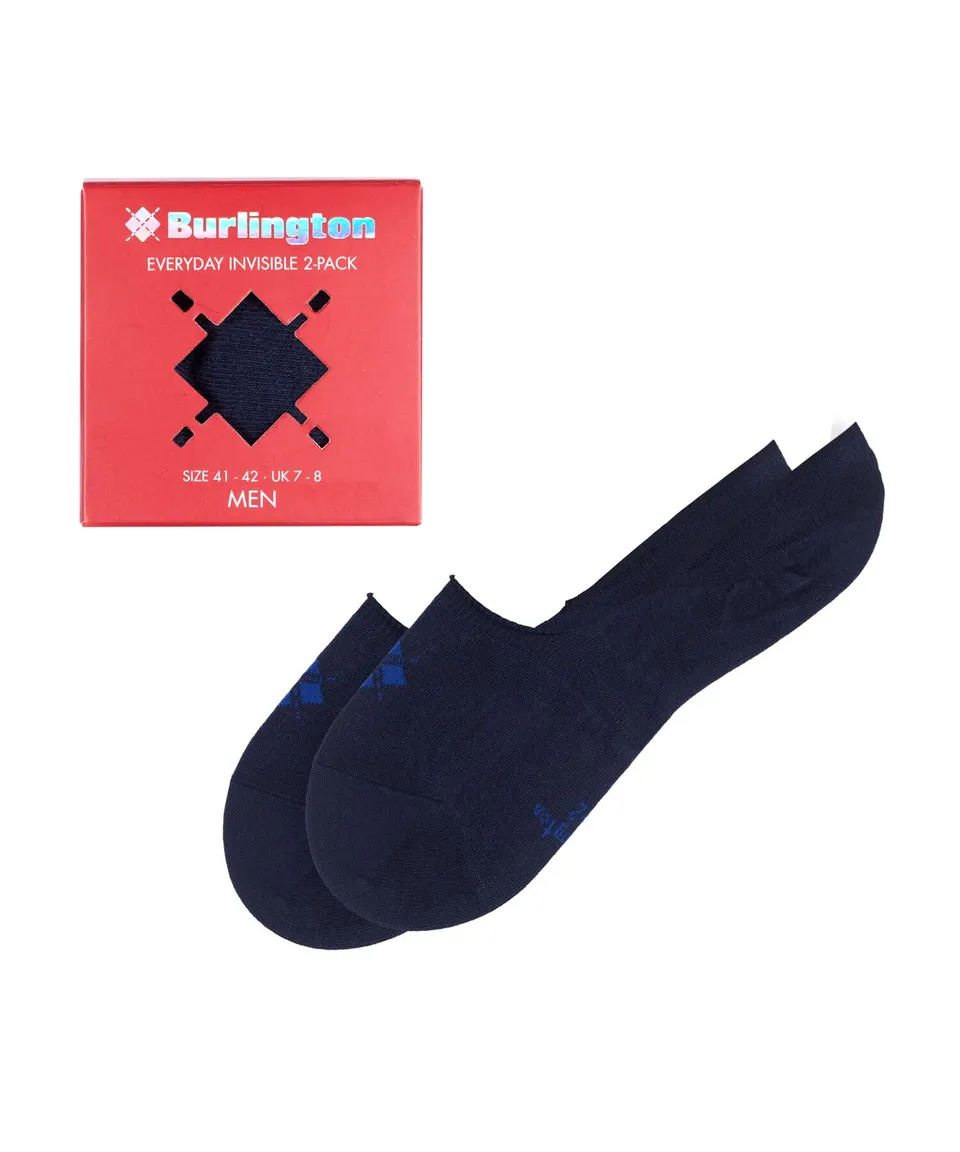 burlington-everyday-2-pack-chaussettes-invisibles-homme image 1