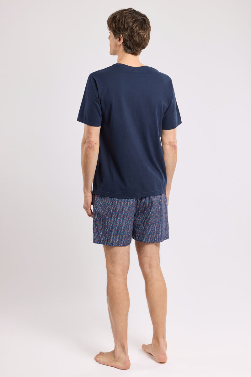 armor-lux-pyjama-short-homme-coton-t-shirt-short image 6