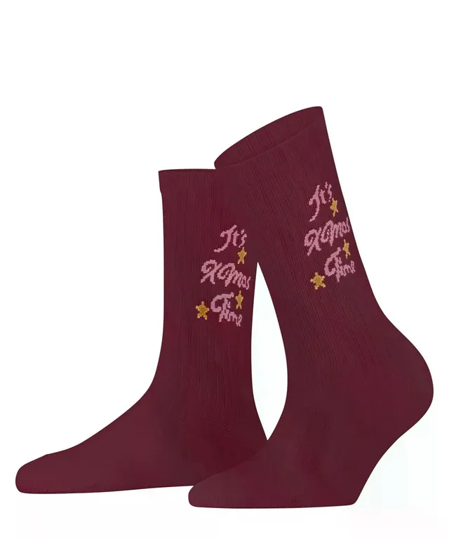 burlington-x-mas-rib-femme-chaussettes-coton-respirant image 1