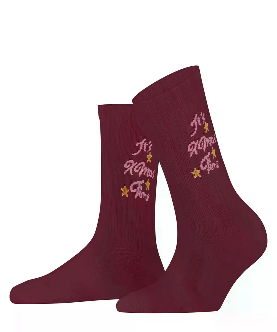 burlington-x-mas-rib-femme-chaussettes-coton-respirant image 1