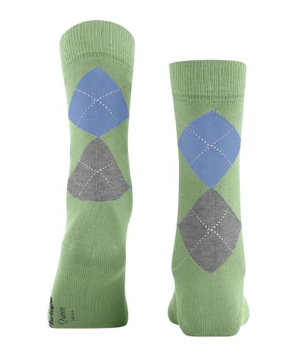 burlington-queen-w-chaussettes-femme-coton-fantaisie-1-paire-vert-persian-green- image 8
