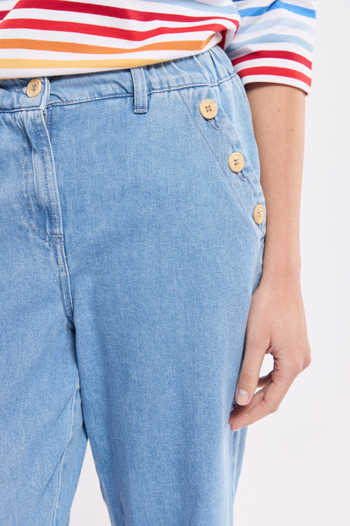 armor-lux-pantalon-marin-femme-en-denim-l-ger-100-coton image 4