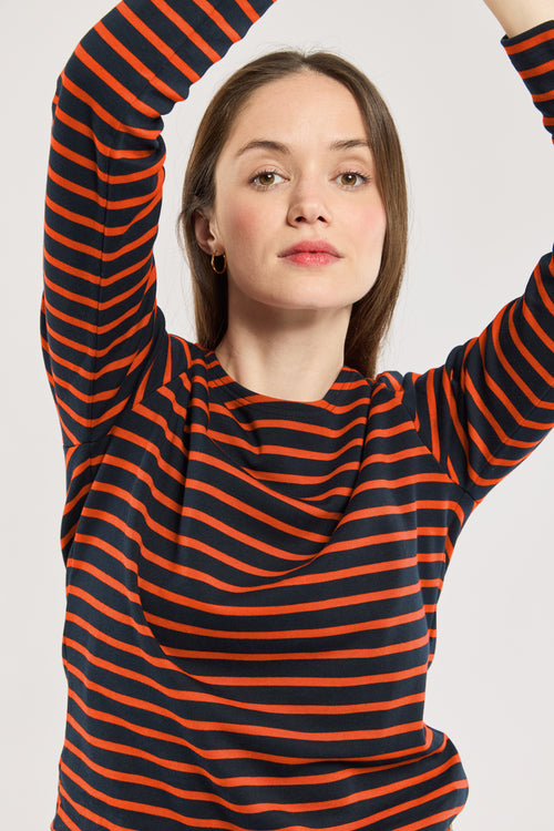 armor-lux-lesconil-marini-re-femme-coton-pais-260g-m image 3