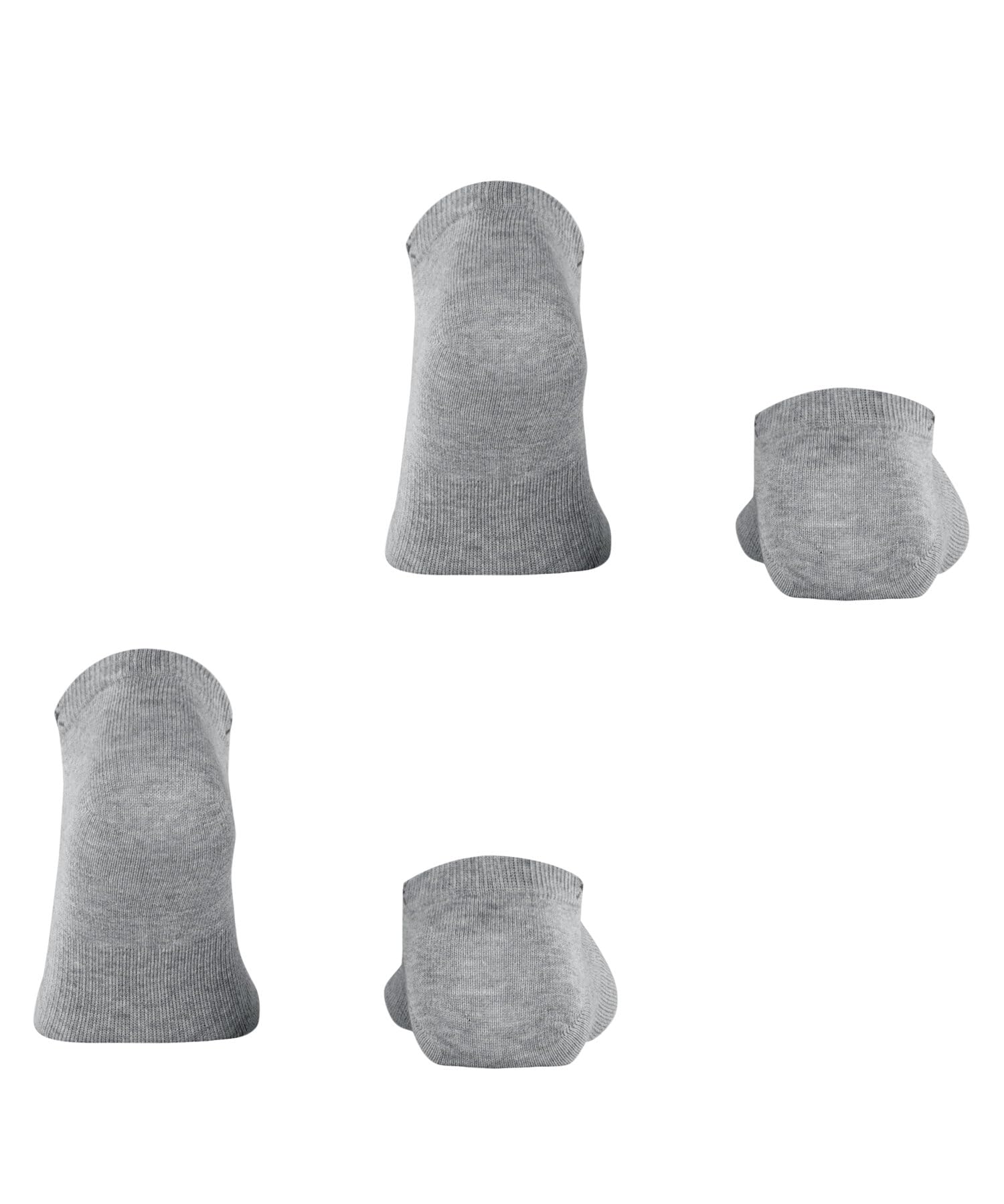 burlington-everyday-sneaker-lot-de-2-paires-chaussettes-basses-homme-coton-gris image 2