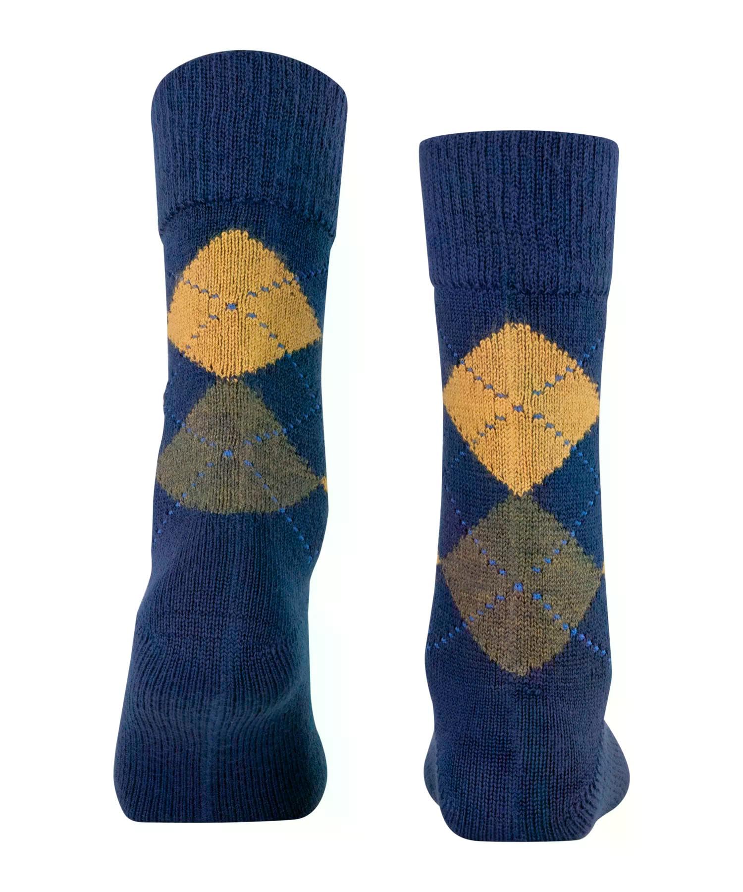 burlington-whitby-chaussettes-femme-chaudes-argyle-bleu-eventide-6877-36-41 image 2