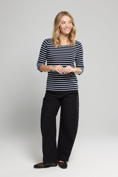 armor-lux-amiral-marini-re-femme-manches-3-4-coton-l-ger-slim image 4