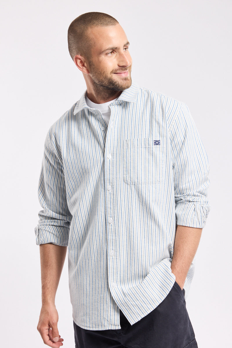 armor-lux-chemise-ray-e-deauville-homme-coton-et-lin image 3