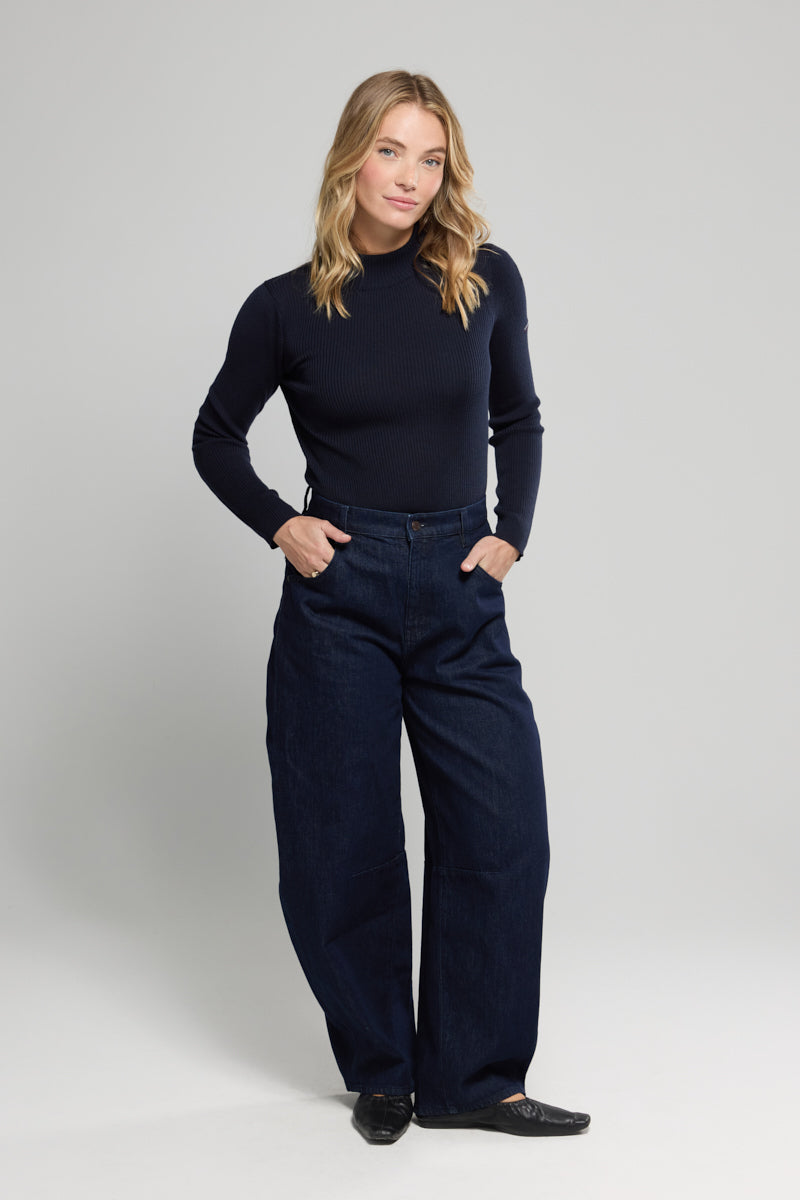 armor-lux-pull-combourg-femme-col-montant-100-laine-m-rinos image 3