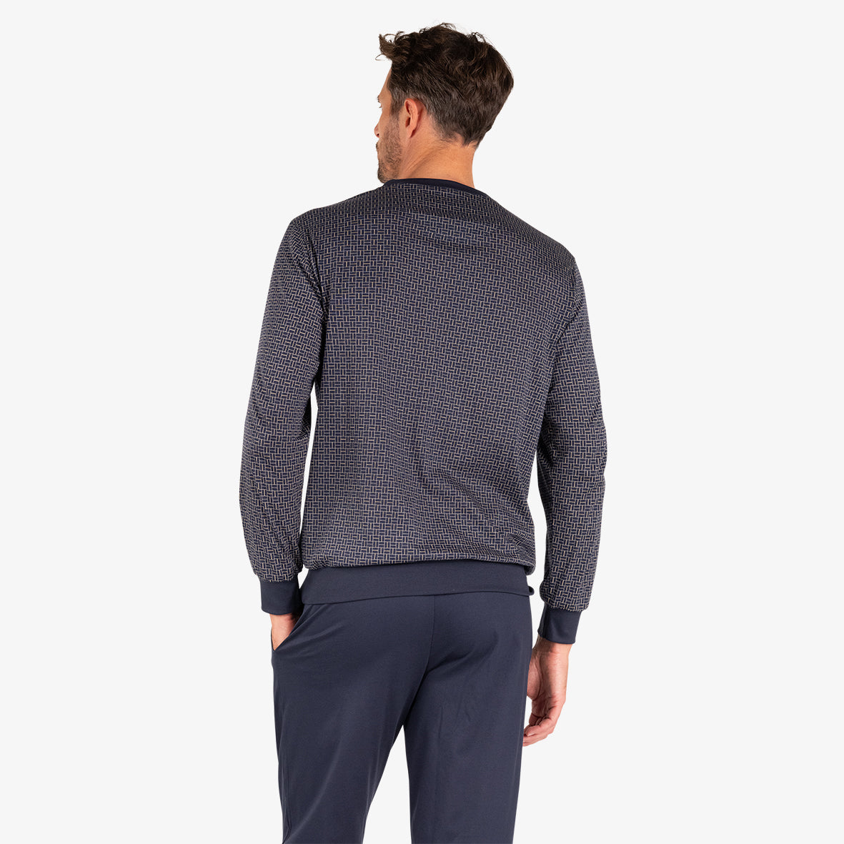 eminence-pyjama-jogger-long-homme-heritage-merceris-coton image 5