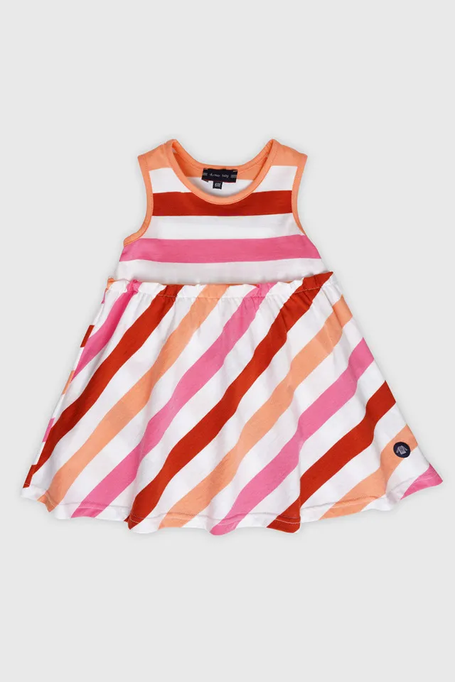 armor-lux-robe-b-b-ray-e-tricolore-sans-manches-coton-l-ger-2 image 1