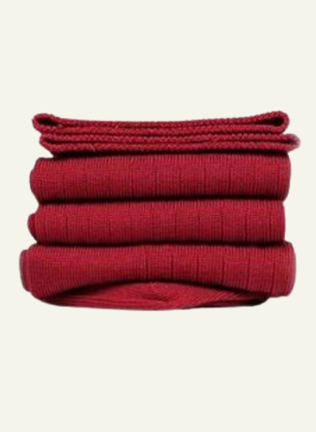 archiduchesse-de-luxe-mi-bas-fil-d-cosse-rouge-carmin image 1