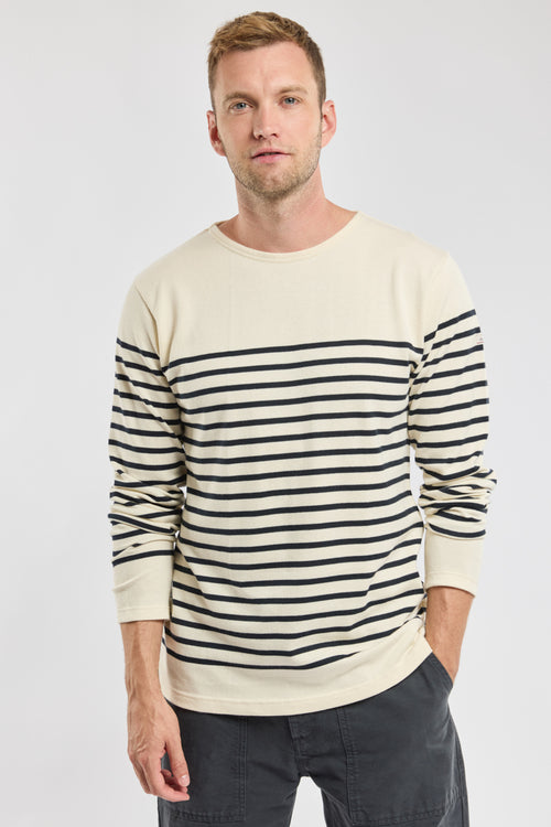 armor-lux-marini-re-bretonne-coton-quitable-col-bateau-rayures-plac-es image 2