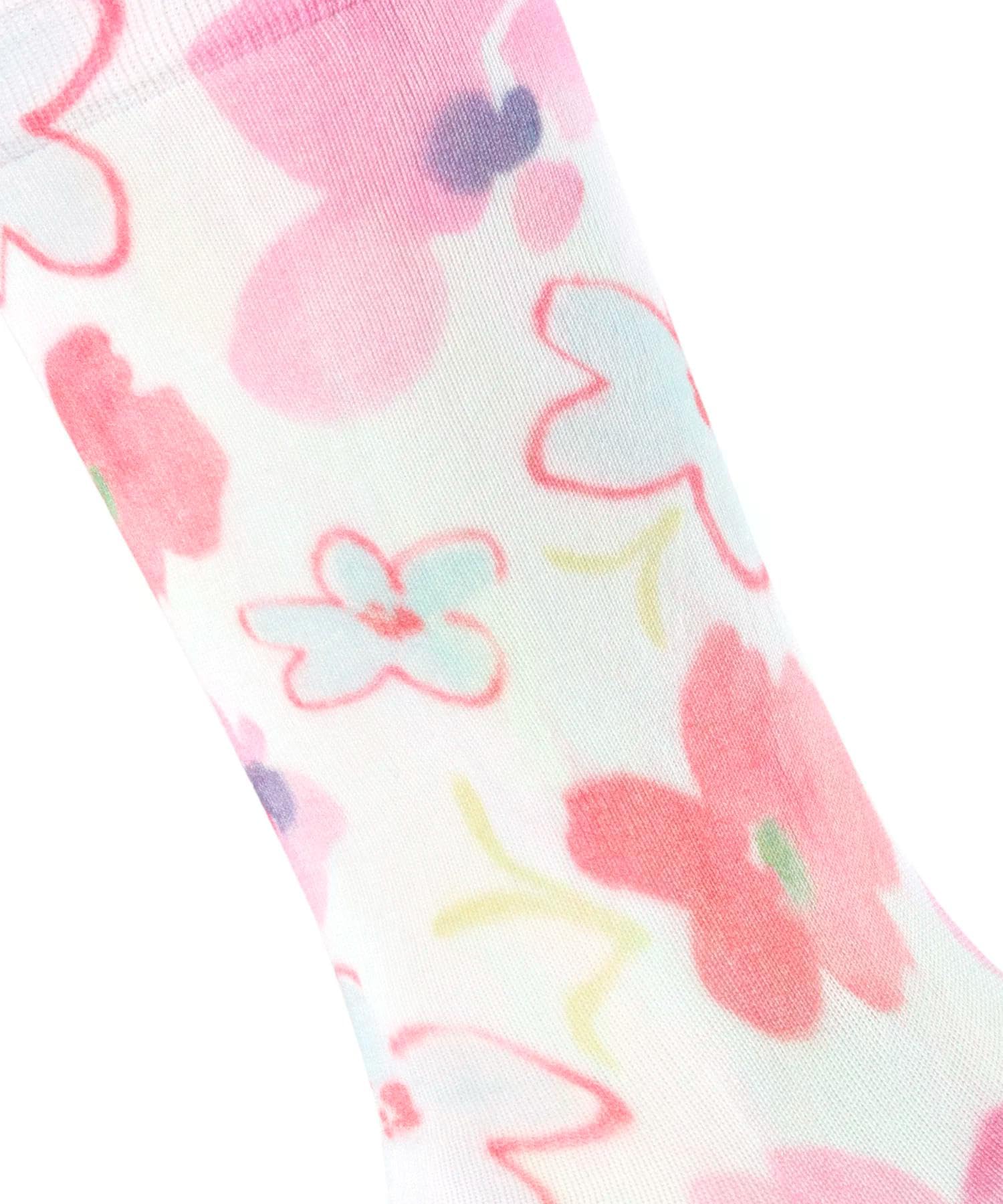burlington-garden-bloom-chaussettes-femme-blanc-white-2008-36-41 image 5