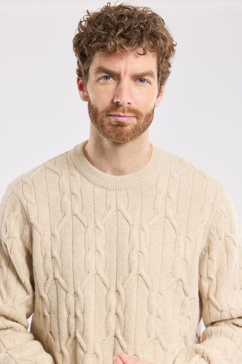 armor-lux-pull-irlandais-homme-laine-torsades-fouesnant image 4