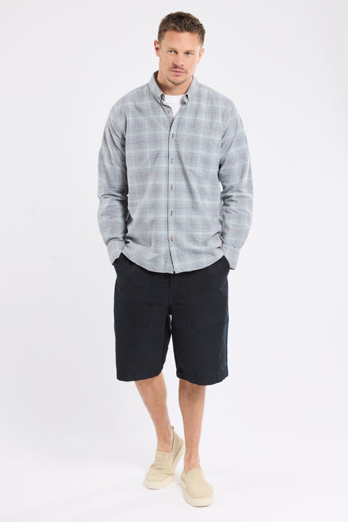 armor-lux-chemise-carreaux-h-ritage-coupe-droite-coton-et-lin-manches-longues image 4