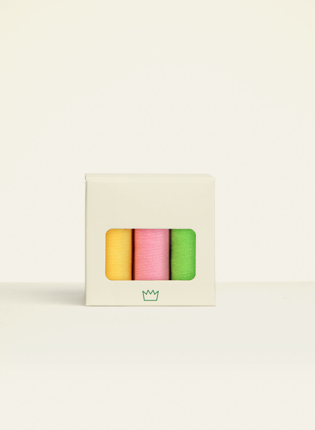 archiduchesse-trio-socquette-color-coffret-3-socquettes-jaune-rose-vert image 1