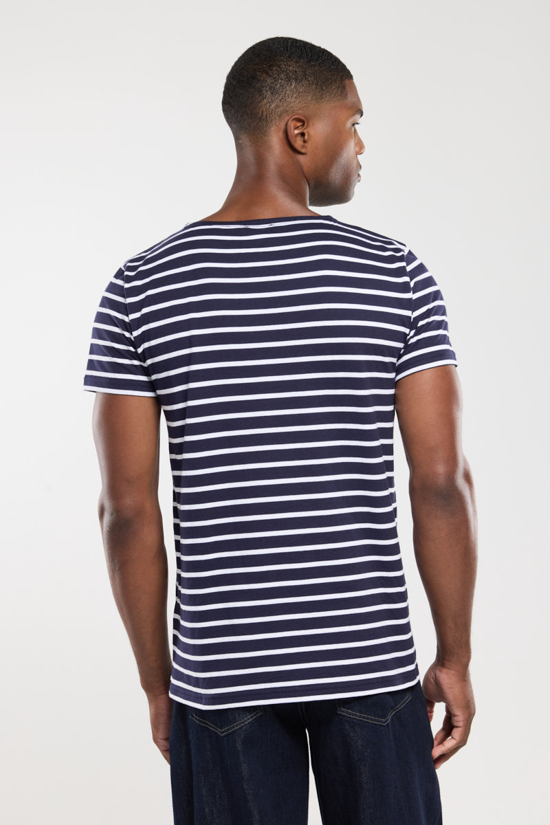 armor-lux-h-ritage-marini-re-homme-manches-courtes-coton-l-ger-145g-m image 4