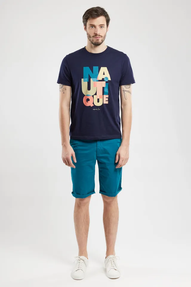 armor-lux-bermuda-homme-coton-coupe-droite image 1