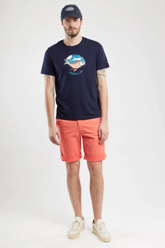 armor-lux-bermuda-homme-coton-coupe-droite-2 image 1