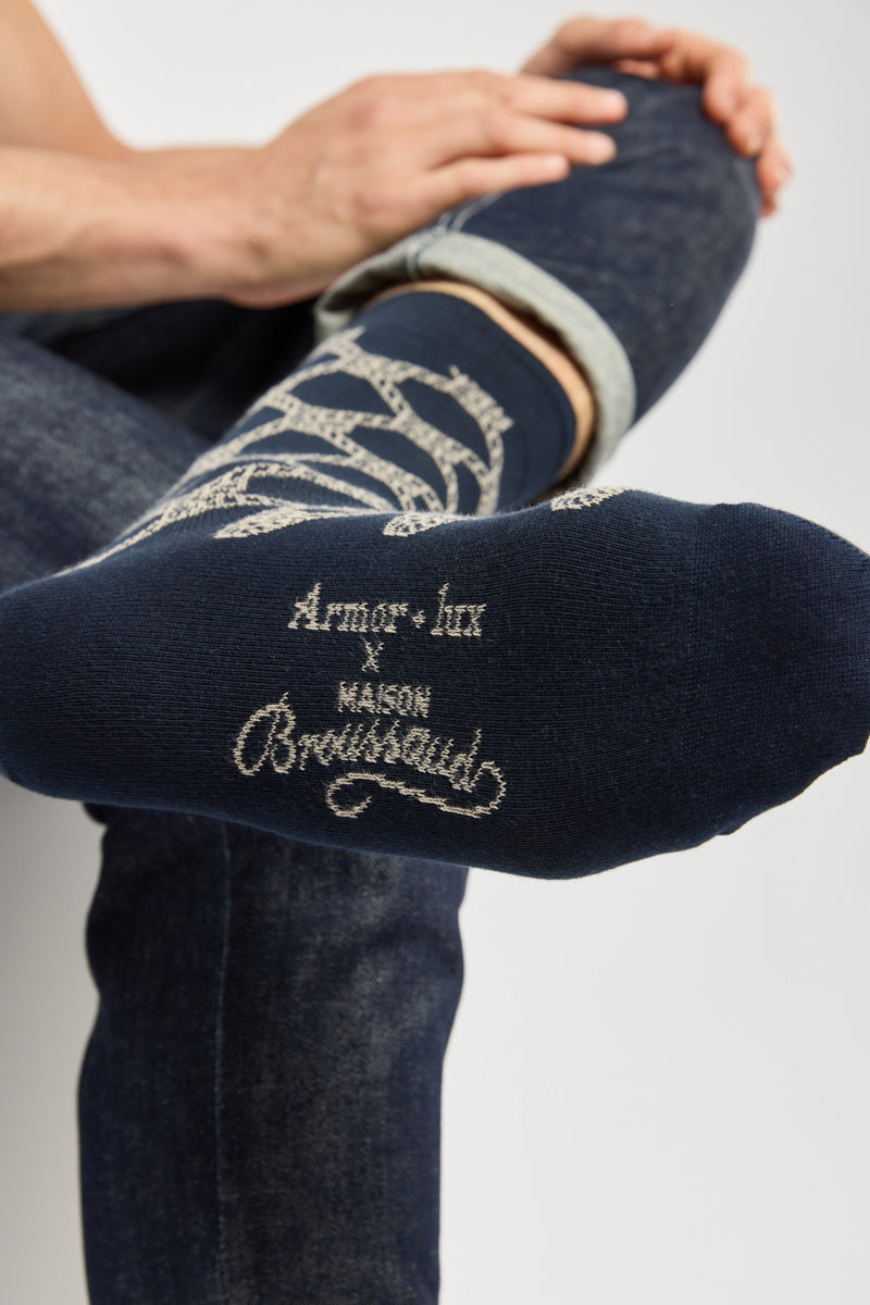 armor-lux-x-maison-broussaud-chaussettes-homme-cordage image 2