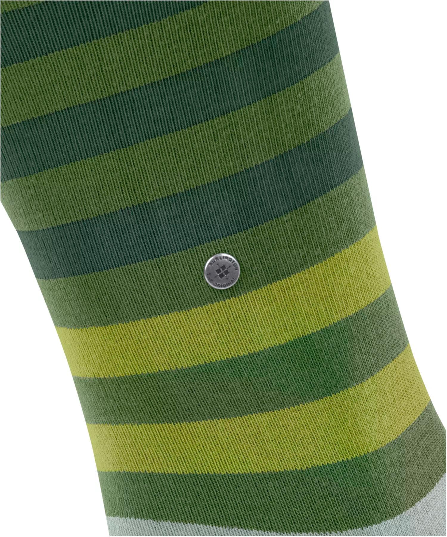 burlington-blackpool-chaussettes-homme-en-coton-vert-forest-7657-40-46 image 3