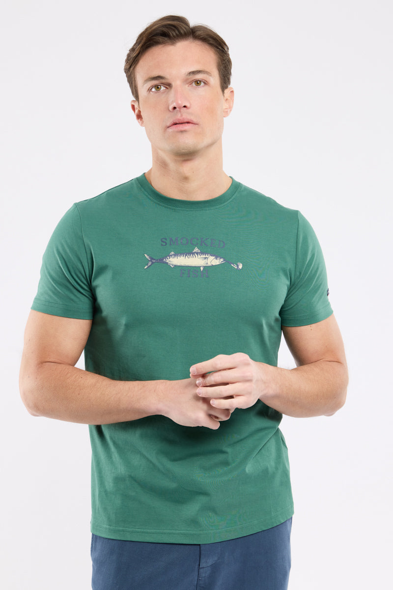 armor-lux-h-ritage-t-shirt-homme-coton-l-ger-s-rigraphie-marine-2 image 2