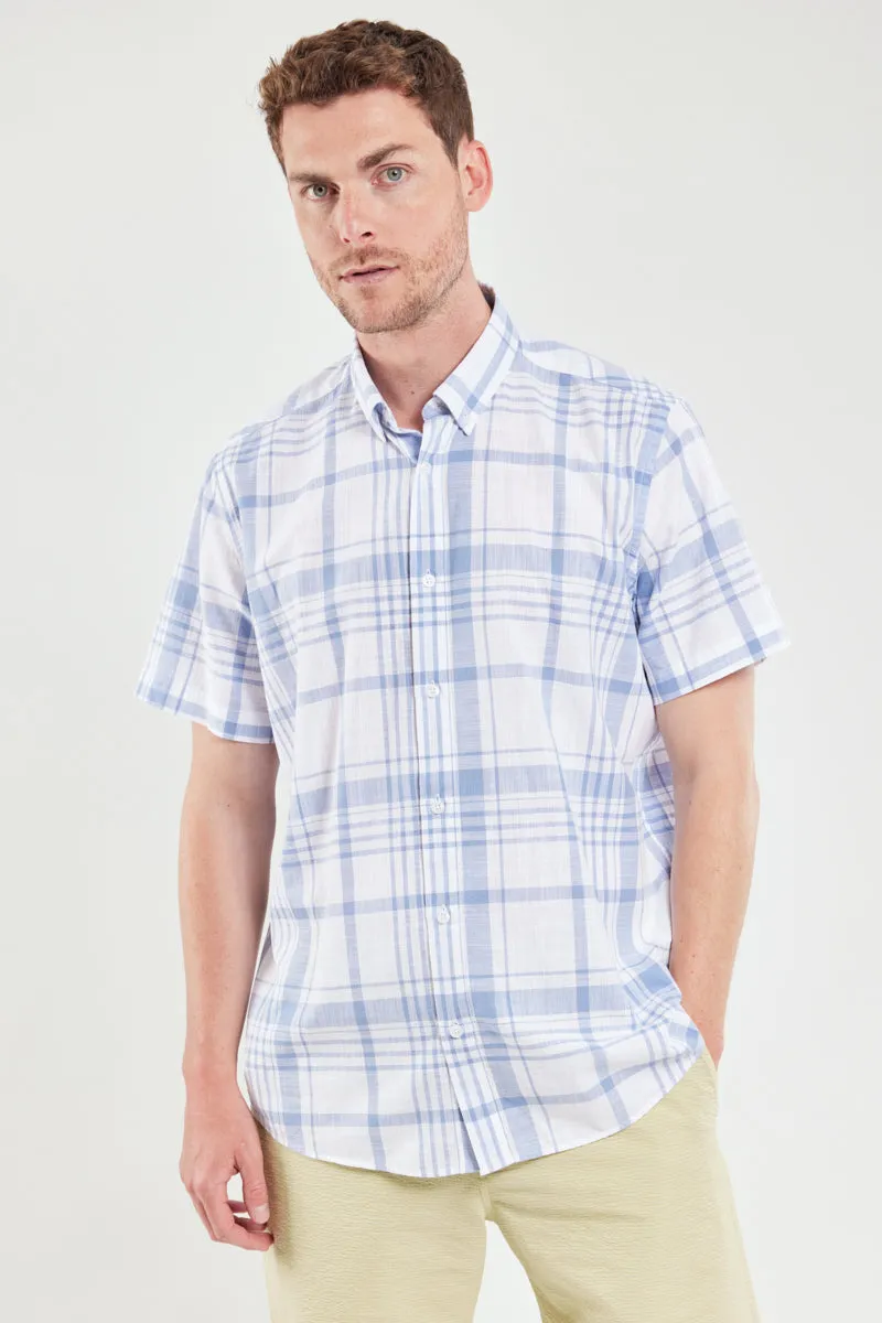 armor-lux-chemise-manches-courtes-homme-coton-carreaux image 1