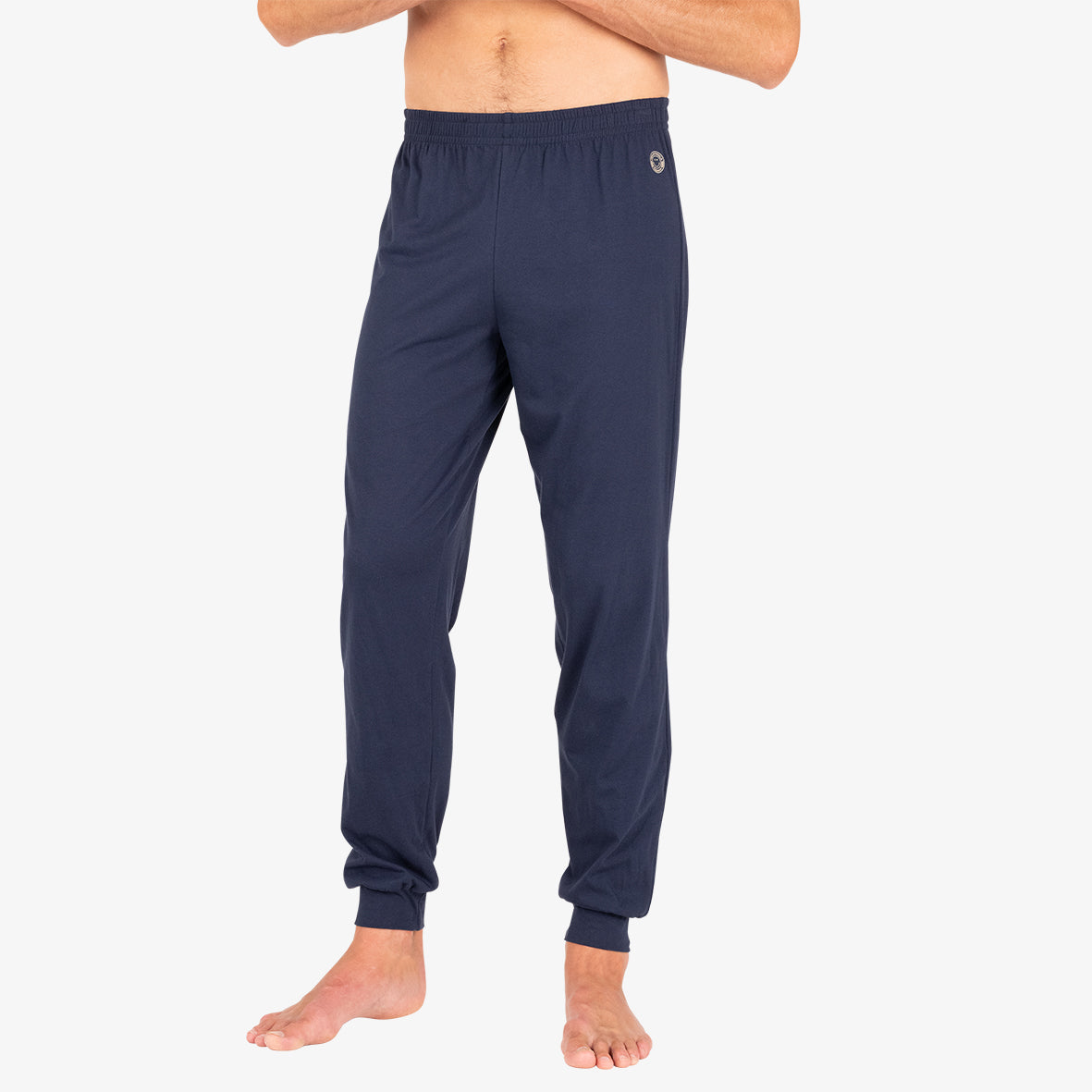 eminence-pyjama-long-homme-smileyworld-haut-marine-golf-pantalon-jogger image 4