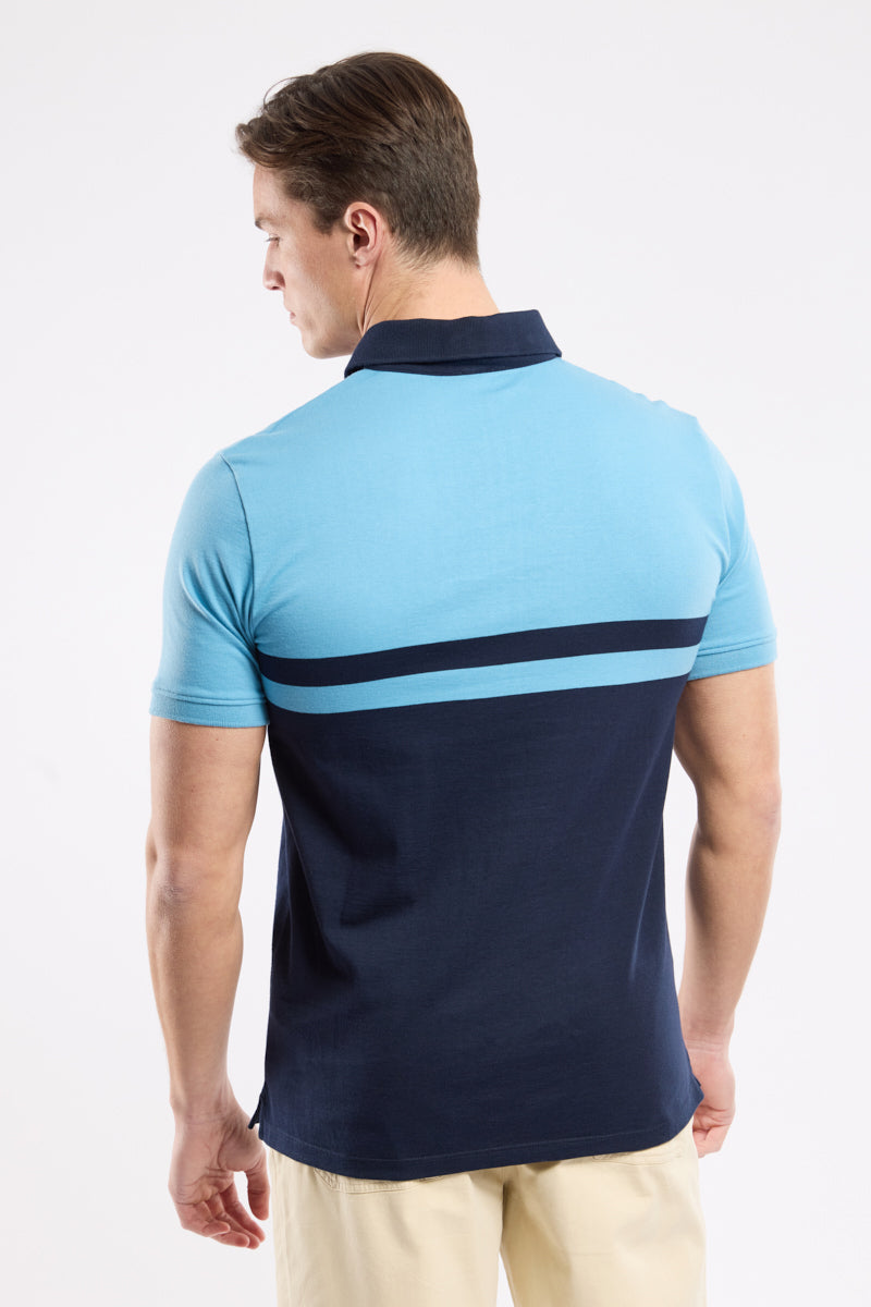 armor-lux-polo-bicolore-deauville-coton-homme image 4