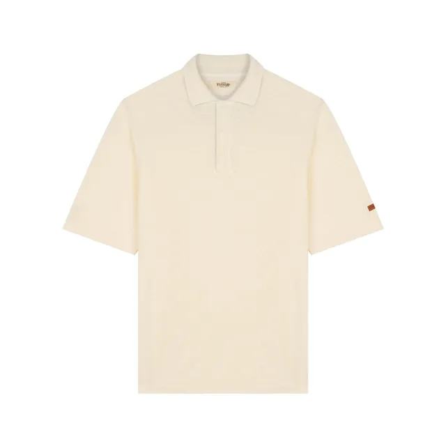 atelier-tuffery-polo-homme-droit-cru-en-lin-fran-ais-aubrac image 1