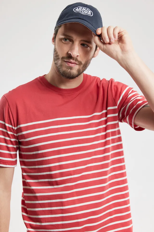 armor-lux-marini-re-etel-homme-manches-courtes-coton-l-ger-2 image 1