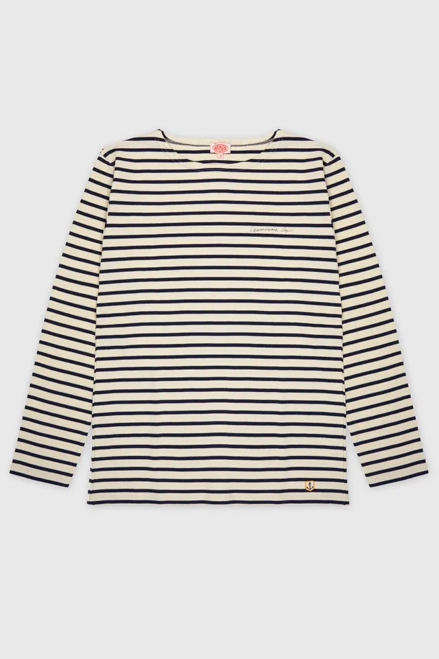 armor-lux-marini-re-homme-commissaire-dupin-marini-re-coton-col-bateau image 1