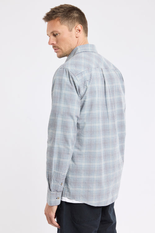 armor-lux-chemise-carreaux-h-ritage-coupe-droite-coton-et-lin-manches-longues image 5