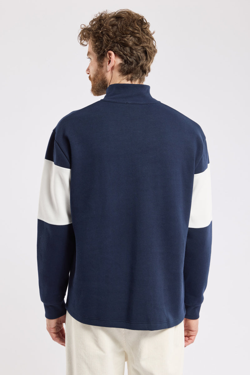 armor-lux-heritage-sweat-col-zipp-coton-pais-428g image 4