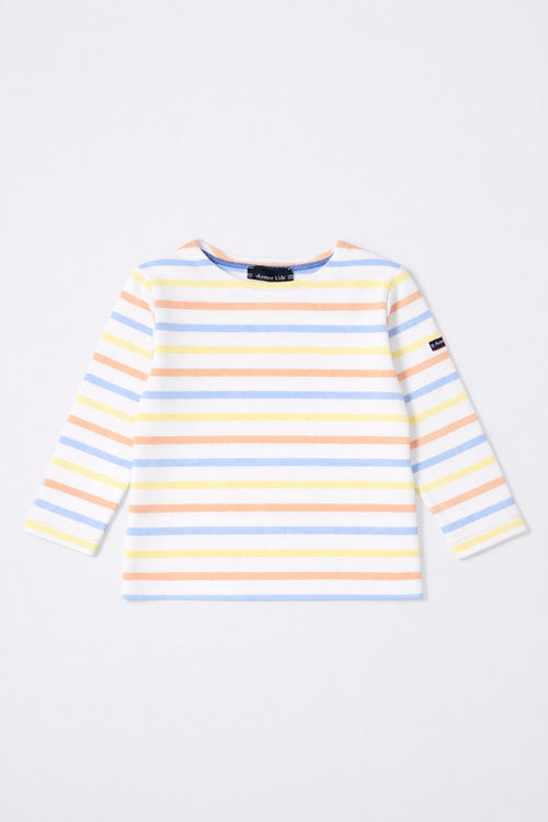armor-lux-t-shirt-enfant-ray-4-couleurs-coton-rustique-manches-longues image 3