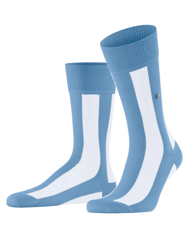 burlington-retro-lines-homme-chaussettes-coton-respirant-rayures image 1