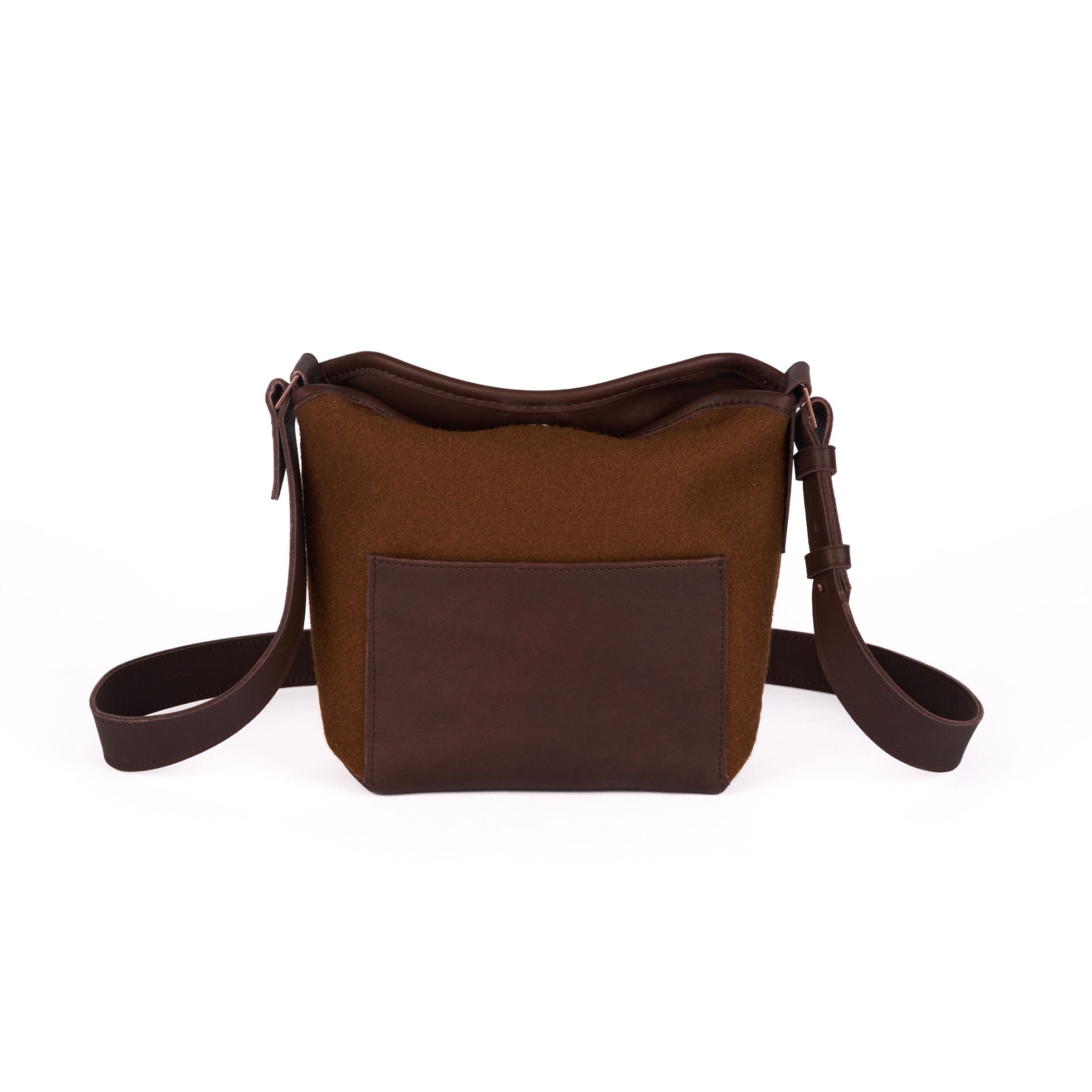 atelier-tuffery-sac-bandouli-re-chocolat-cuir-pleine-fleur-laine-fran-aise image 3