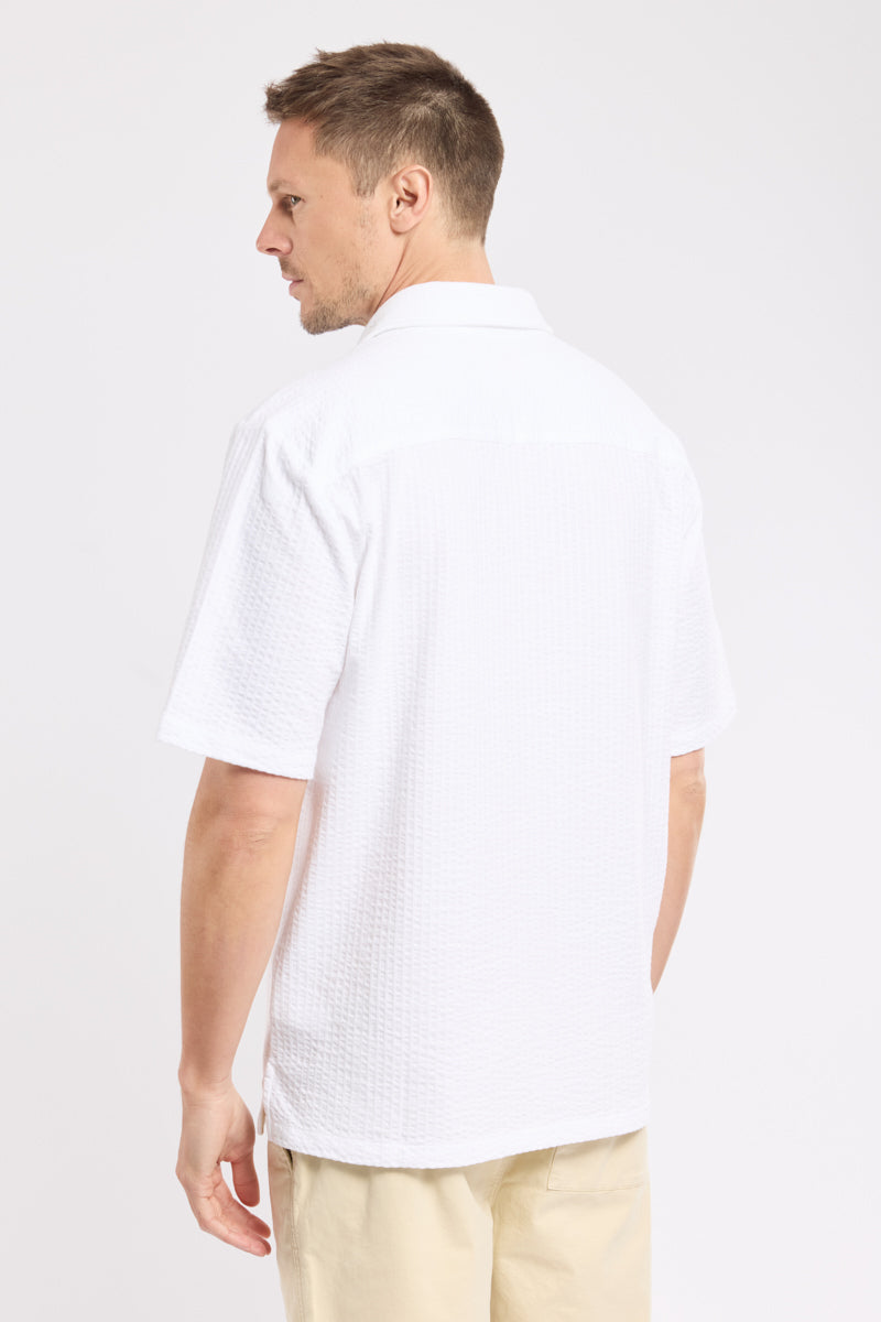 armor-lux-chemise-manches-courtes-homme-maille-gaufr-e-coton image 6