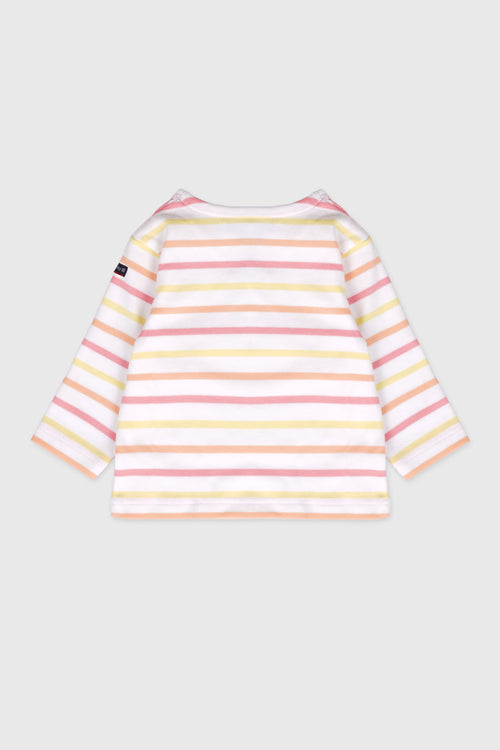 armor-lux-marini-re-b-b-tricolore-manches-longues-coton image 3