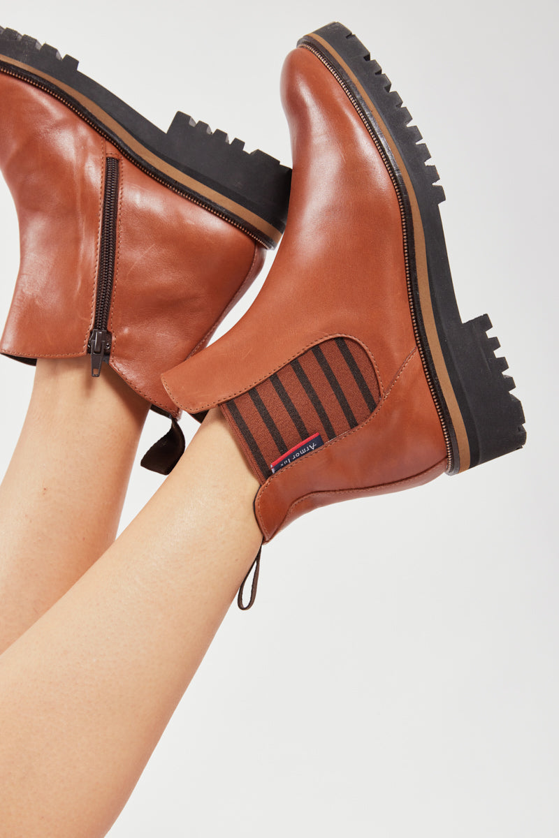 armor-lux-bottines-chelsea-femme-cuir-semelle-crant-e-zip image 2