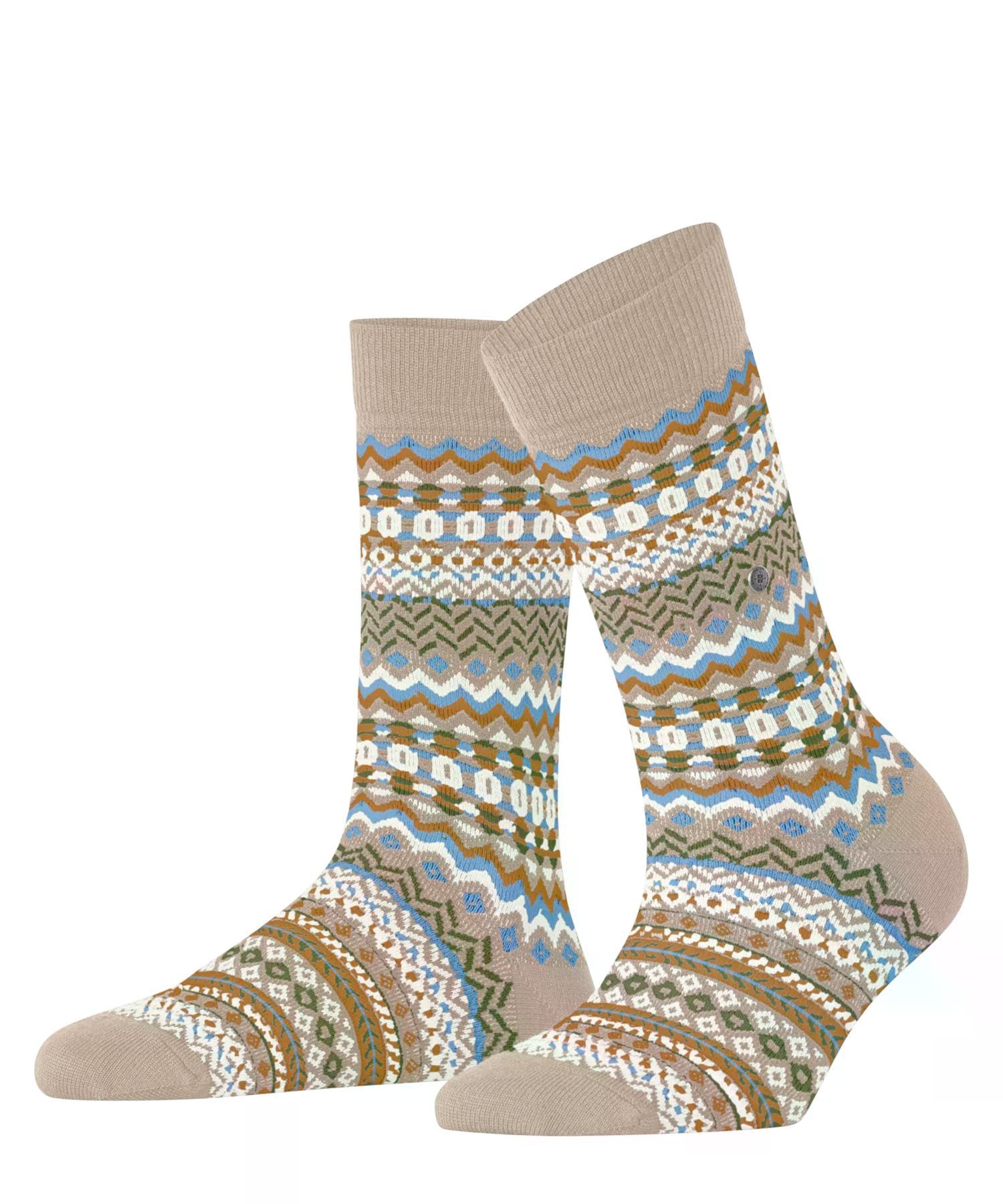 burlington-fair-isle-chaussettes-femme-laine-respirante-motif-h-ritage image 8