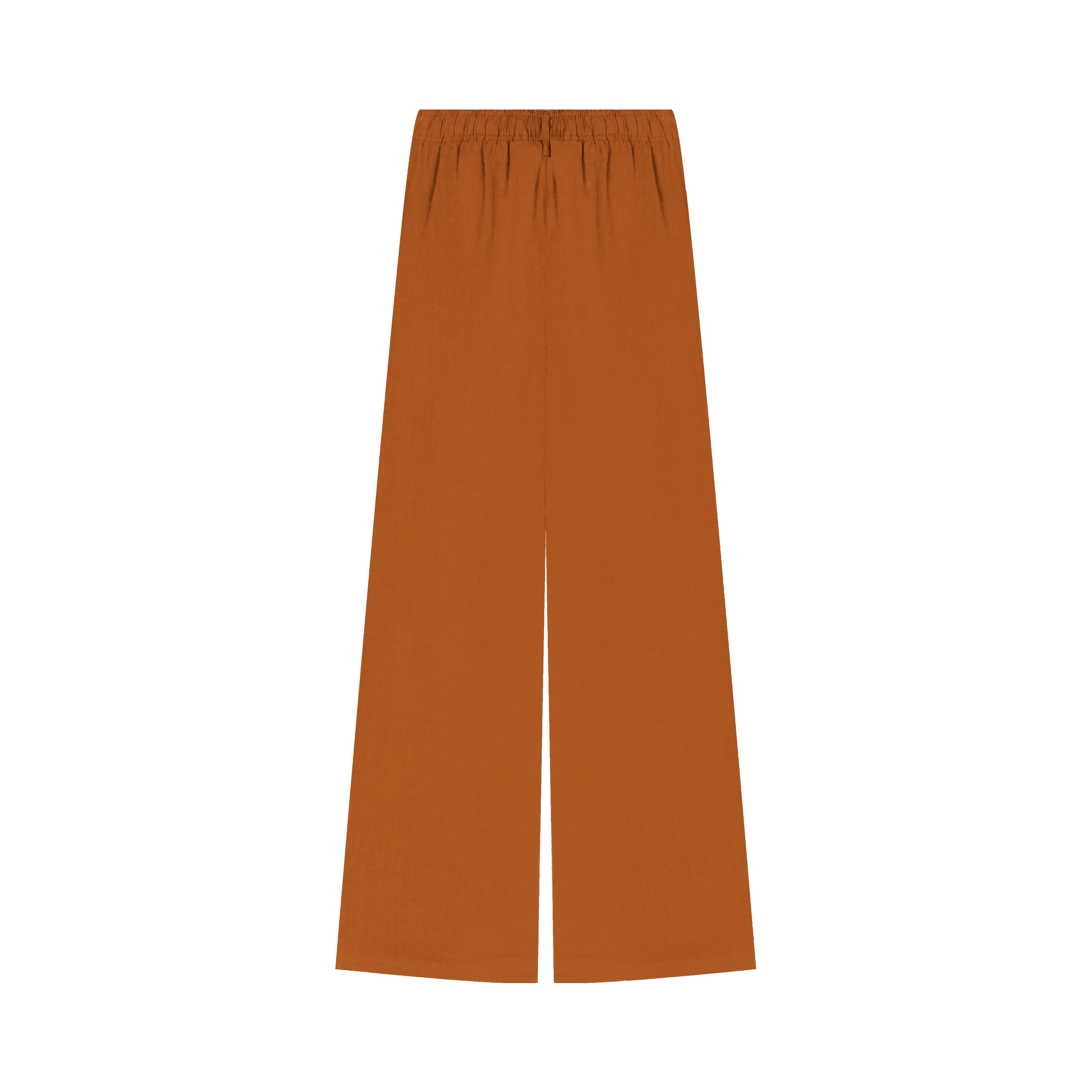 atelier-tuffery-lise-pantalon-femme-large-rouille-en-lin image 3
