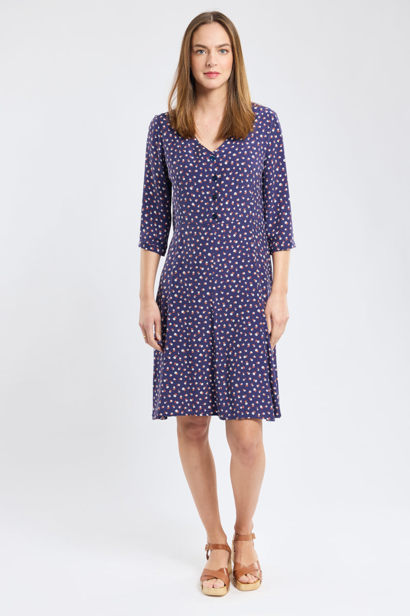 robe-fleurie-armor-lux-h-ritage-cupro-viscose image 4