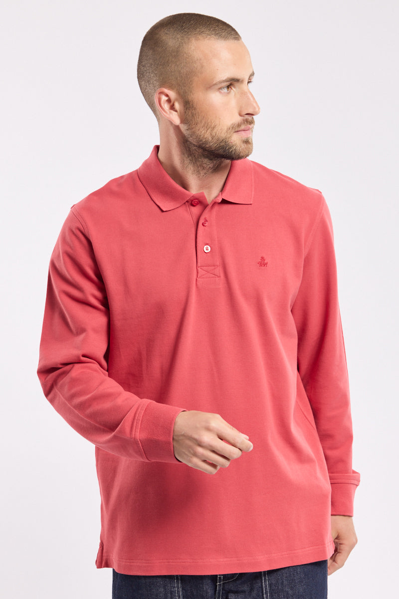 armor-lux-polo-homme-manches-longues-coton-piqu-5 image 2