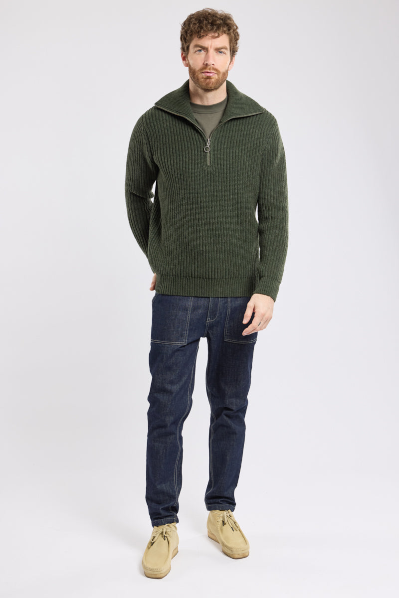 armor-lux-pull-camionneur-h-ritage-homme-80-laine-zipp image 3