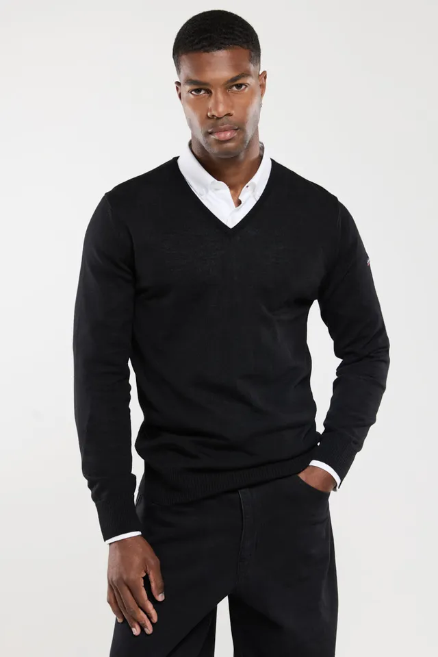armor-lux-noyal-pull-col-v-homme-laine-m-rinos image 1